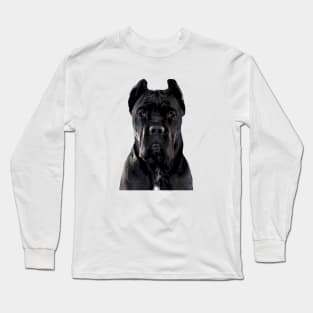 Cane Corso Dog Black Long Sleeve T-Shirt